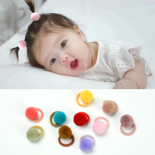 Детский демисезонный милый безвредный аксессуар для волос, детская маленькая резинка для волос, не повреждает волосы