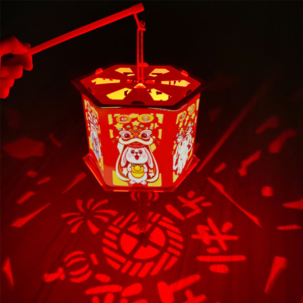 Портативный фонарь для детского сада, набор материалов, «сделай сам», 2023, год кролика