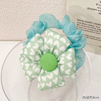 4#зеленый цветочный веревка для волос