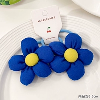 Синий, в цветочек, 1 пары