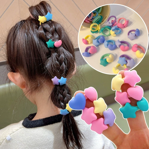 Детская безвредная ткань, эластичная резинка, не повреждает волосы