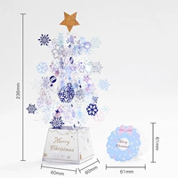 Хрустальный рождественский орнамент-синий