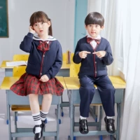 青青世界 Форма для школьников, пуховик для мальчиков, зимнее платье, рубашка, юбка, длинный рукав, модернизированная версия