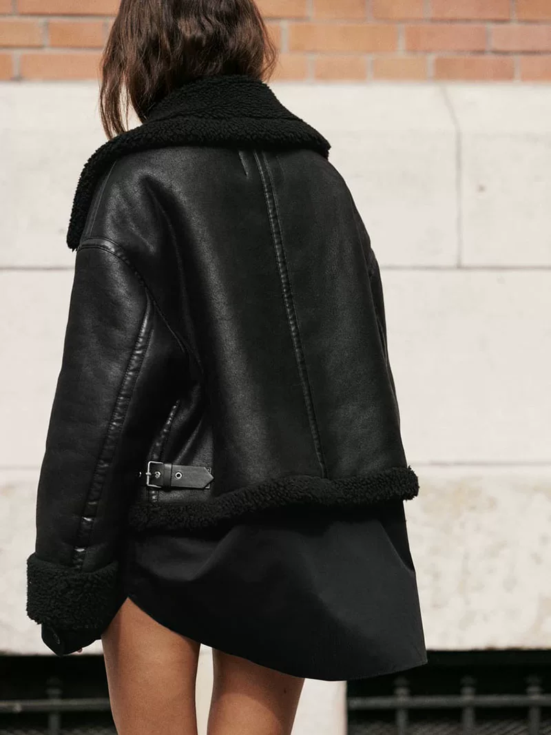 Пальто-одеяло демисезонное черное двустороннее пуховик Zara