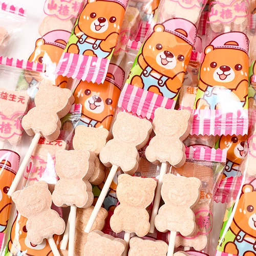 Гу Дао Сянь Хауторн Лоллипоп без сахарозы детей закуски здоровья детская сеть сети красного зонда конфеты