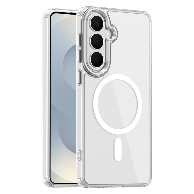 Clear Magnetic Ring Transparent Samsung Phone Case