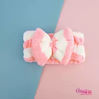 Розовый и белый【Повязка для волос】