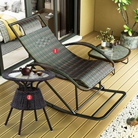 Обновление кресло-качалка+кофейный столик черный коричневый