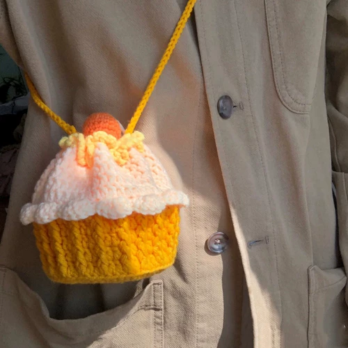 Детская клубника, небольшая сумка для взрослых, сумка через плечо ручной работы, барсетка, набор материалов, плетеный крючок для вязания, «сделай сам»