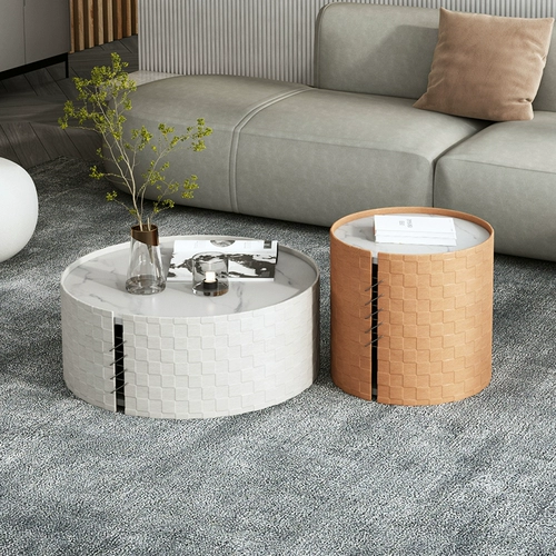 Легкий роскошный минималистский рок -тарелка, размерной блок, с высоким и низким модным ветром несколько углах дизайнерской мебели для чайных столов Мебель