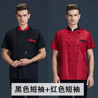 Красный, короткий рукав