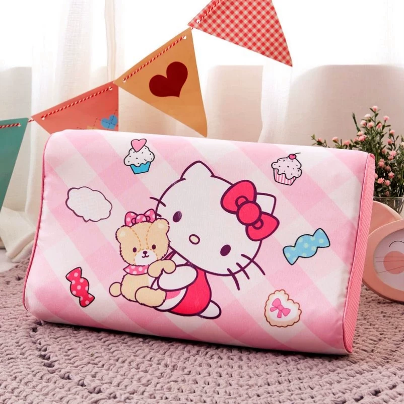 Hello kitty, pillowcase, crib, cartoon silk bedspread