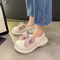 С бантиком, бежевый, розовый