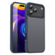 Matte Dark Gray Rectangular Camera Housing Phone Case for iPhone, Galaxy, Pixel, Xiaomi, Sony, Motorola