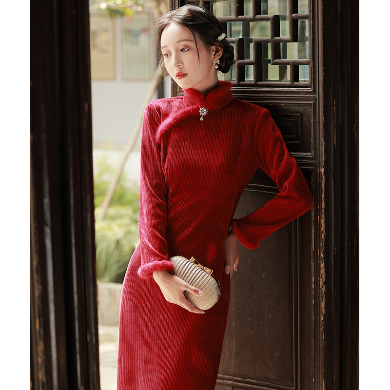  Red wool edge oblique+2XL  