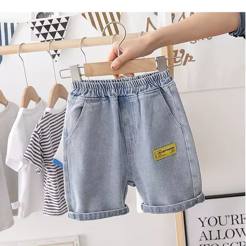 Летняя одежда, шорты, детские джинсы, штаны для мальчиков, коллекция 2021