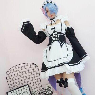 taobao agent Ramlet maid dress cutely from the beginning of the world, a living anime COSPLAY clothing female