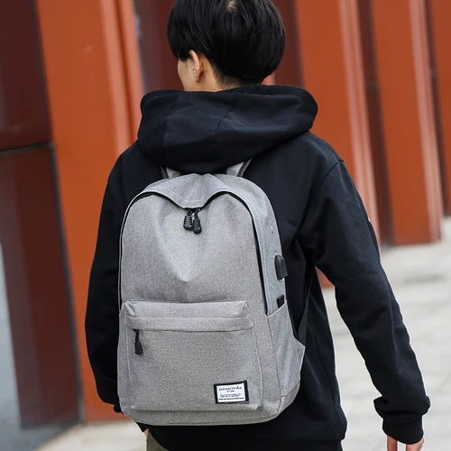 Ранец для отдыха, вместительный и большой школьный рюкзак для школьников, ноутбук, сумка для путешествий, простой и элегантный дизайн, в корейском стиле