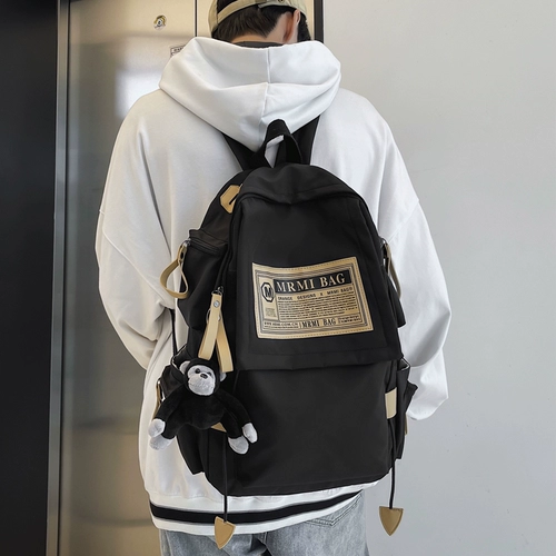 Ранец, дизайнерский универсальный рюкзак, сумка через плечо, для средней школы, в корейском стиле, тренд сезона