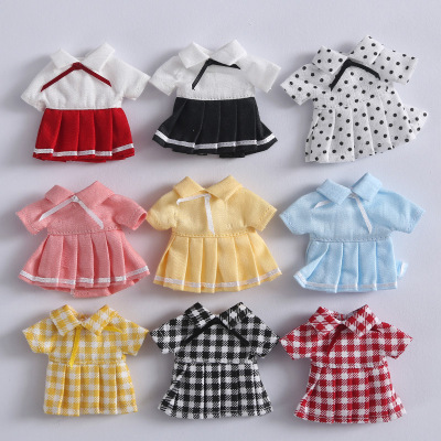 taobao agent OB11 baby dress molly 12 points baby clothes Yuan Nai GSC vegetarian school uniform pleated skirt