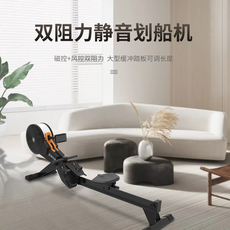 Тренажер для гребли 舒华商用划船机磁控风阻健身房专用可折叠有氧运动训练器械r8100 SHUA