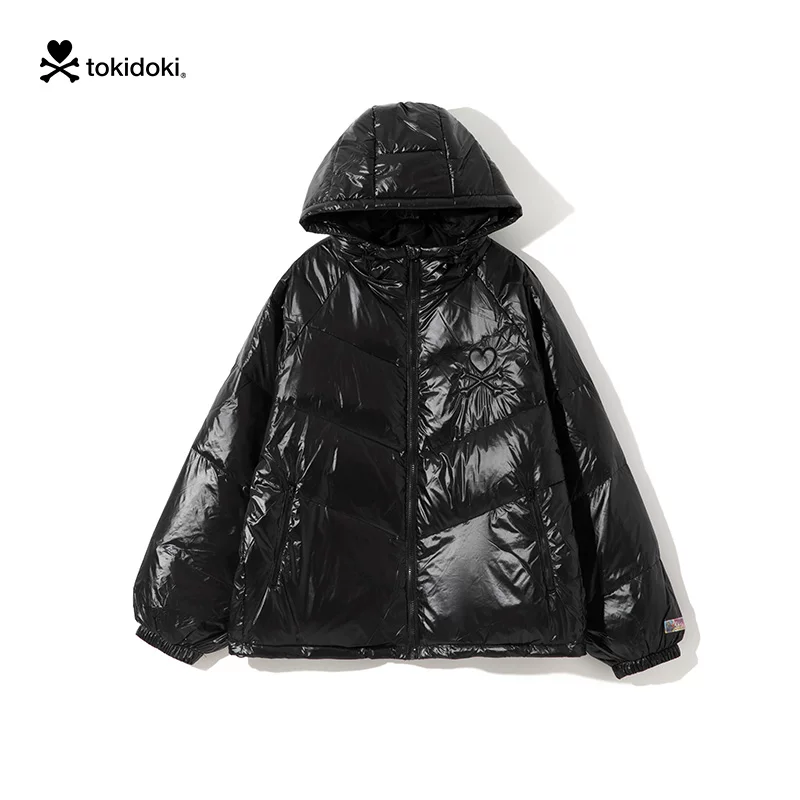 Winter trend solid velvet keep warm windproof down jacket, duck down, for beloved