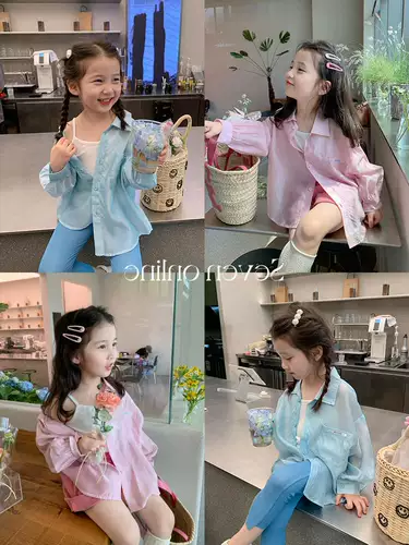 Прохладный солнцезащитный крем, летняя рубашка, в корейском стиле, в западном стиле, оверсайз