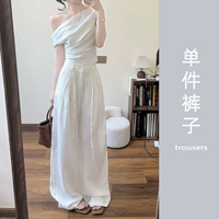 Брюки [Топы с открытыми плечами/Футболки для женщин, 2025 новых популярных стилей/Женские футболки с короткими рукавами, 2025 новых стилей/Узкие топы/Красивые летние топы/Уникальные и красивые топы начала лета/Косыные плечи с короткими рукавами/Топы для женщин, 2025 новых популярных стилей]