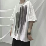 Tide, брендовая трендовая футболка подходит для мужчин и женщин, короткий рукав