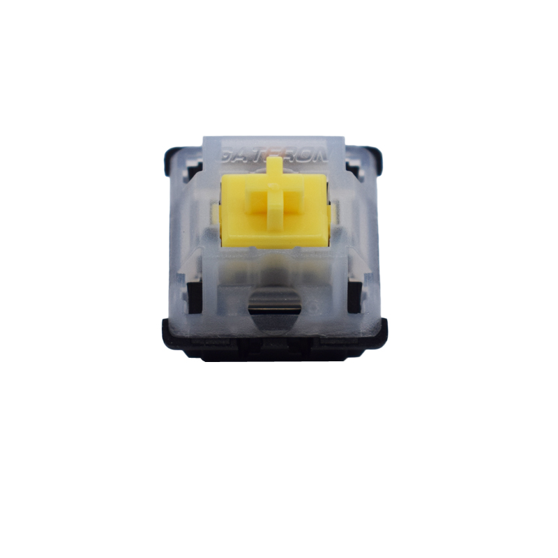 Ks-3x47 Upper And Lower Breast Black And Yellow Axis 5 Feet 10GATERON Jiadalong KS-3 Mechanical keyboard Axial body G Yellow axis keyboard refit replace switch Black axis 5 pin