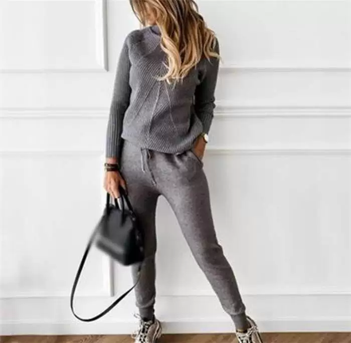 Ку×ъд knitted set трикотаж Sweater Knitted Suits