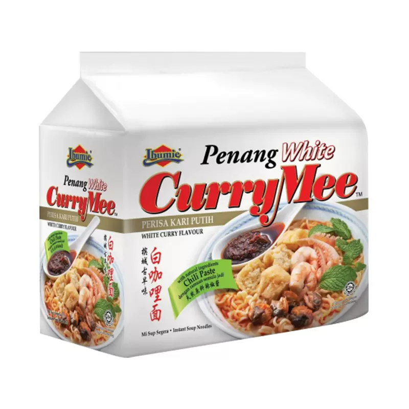 马来西亚进口 reeva 阮婆婆 干捞面 白咖喱味 105g*4袋 天猫优惠券折后￥9.9包邮（￥24.9-15）