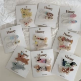 Милая заколка для волос, милый комплект, вилка, ложка, универсальная челка, мультяшный аксессуар для волос, котенок