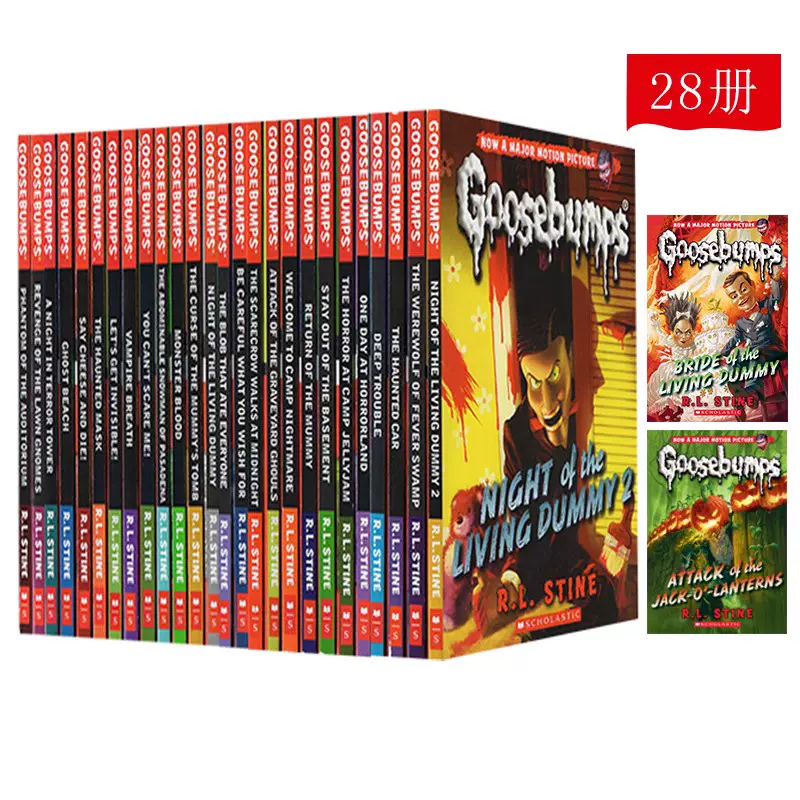 鸡皮疙瘩惊恐乐园系列惊慌营地篇10册Goosebumps Horrorland 英文原版