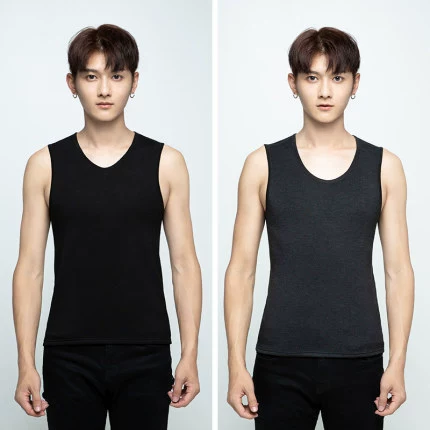 Мужской удерживающий тепло утепленный зимний жилет, базовое удерживающее тепло нижнее белье