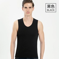 Флисовый черный жилет