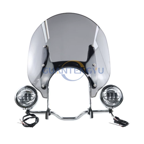 Применимо к BMW/BMW R18 Dreammaster модифицировал переднее ветровое стекло мотоцикла, чтобы модифицировать левое и правое противоположное место