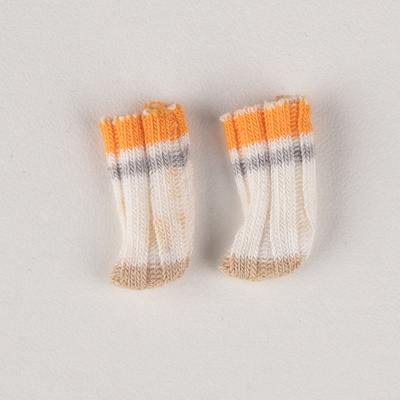 taobao agent OB11 baby socks over knee socks striped socks 8 points 12 points BJD doll clothes socks [spot]