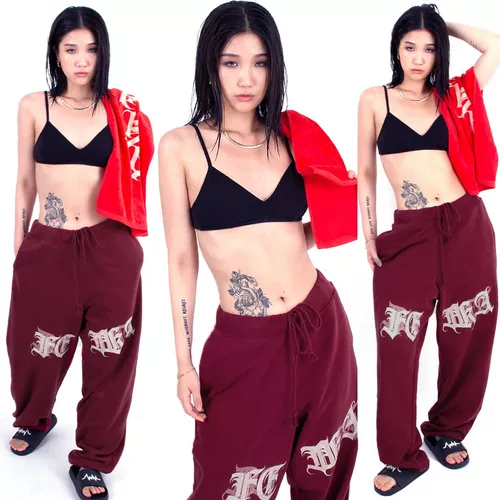 Fekaofficial штаны Американский ретро Chicano Body English Print