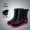 Красно - черные высококачественные дождевые туфли ⭐ Обувь