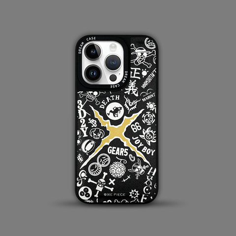 Black — One Piece Anime New Plus/Pro/Max – 16, 15, 14, 13, 12 iPhone Case