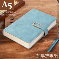 1 Книга U -Тип Магнитная пряжка A5 Nordic Blue Page 240 [толстая глазная бумага]