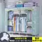 Tủ quần áo đơn giản cho phòng ngủ gia đình Tủ quần áo vải cho thuê tủ quần áo bền và tiết kiệm lắp ráp lưu trữ nhỏ Tủ vải
