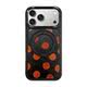 Polka Dots Burgundy Orange Light Gray Stand iPhone Case for iPhone 18 – 15