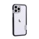 Apple Logo Contrast Border Clear iPhone Case for iPhone 13 – 17