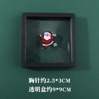 Счастливого Санта -Клауса+прозрачная коробка