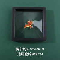 Рождественский лось+прозрачная коробка