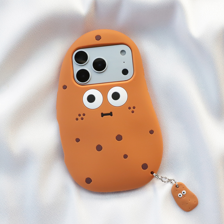 Potato Character Charm iPhone Case