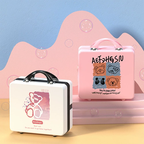 Портативный брендовый чемодан, портативная косметичка, вместительная и большая сумка через плечо для путешествий, коллекция 2022, 14 дюймов