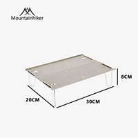 Серебряный алюминиевый стол